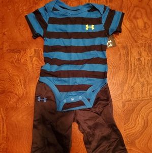 3-6mo 2 piece under armour set